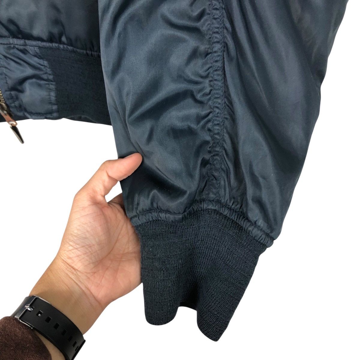 Japanese Brand × Vintage 📌Vintage Bomber Jacket Reversible Be-J For Parachute Design Size US L / EU 52-54 / 3 - 16 Thumbnail