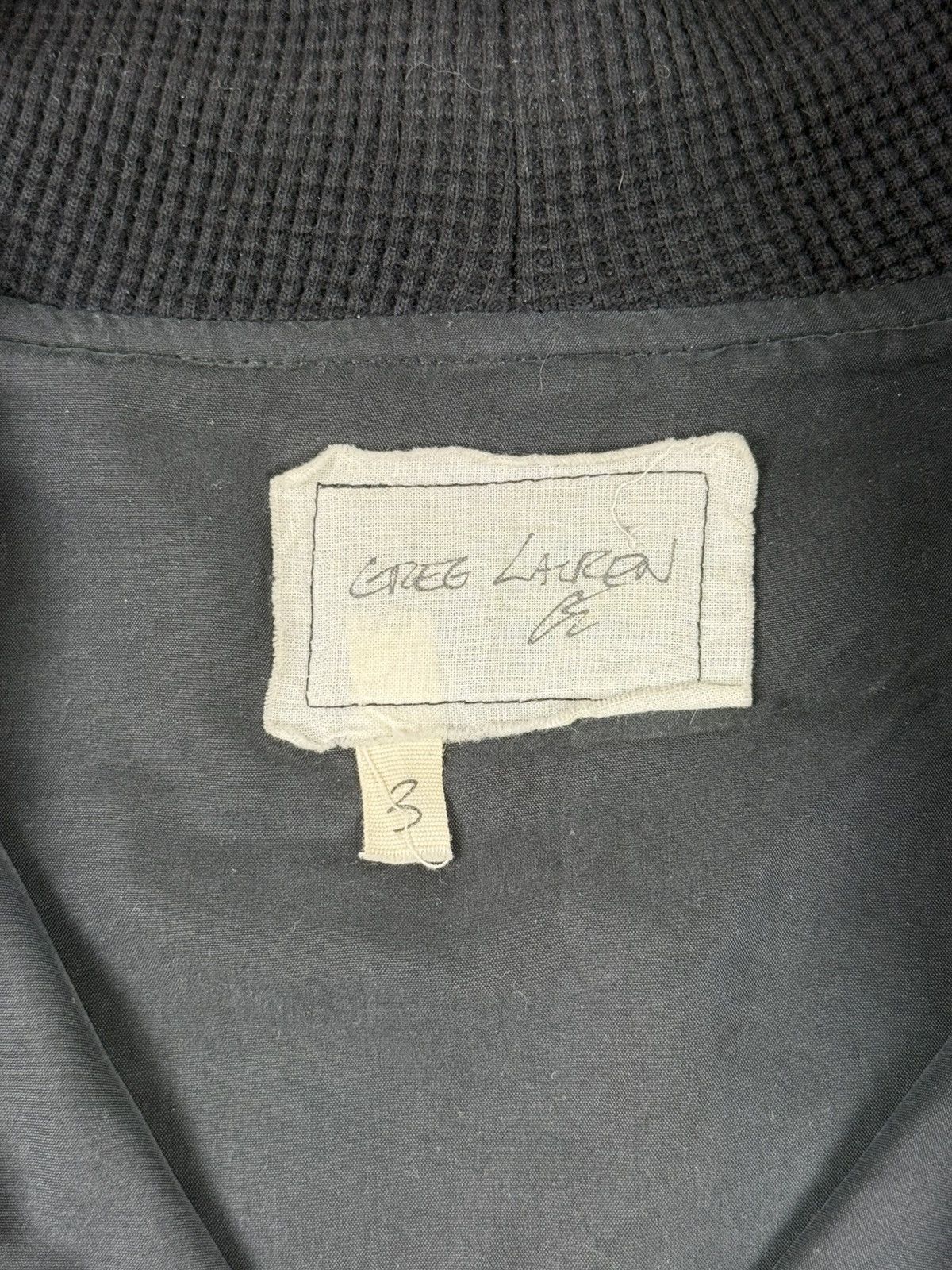 Greg Lauren 50/50 Black Leather Zip Hoodie Size US L / EU 52-54 / 3 - 6 Thumbnail