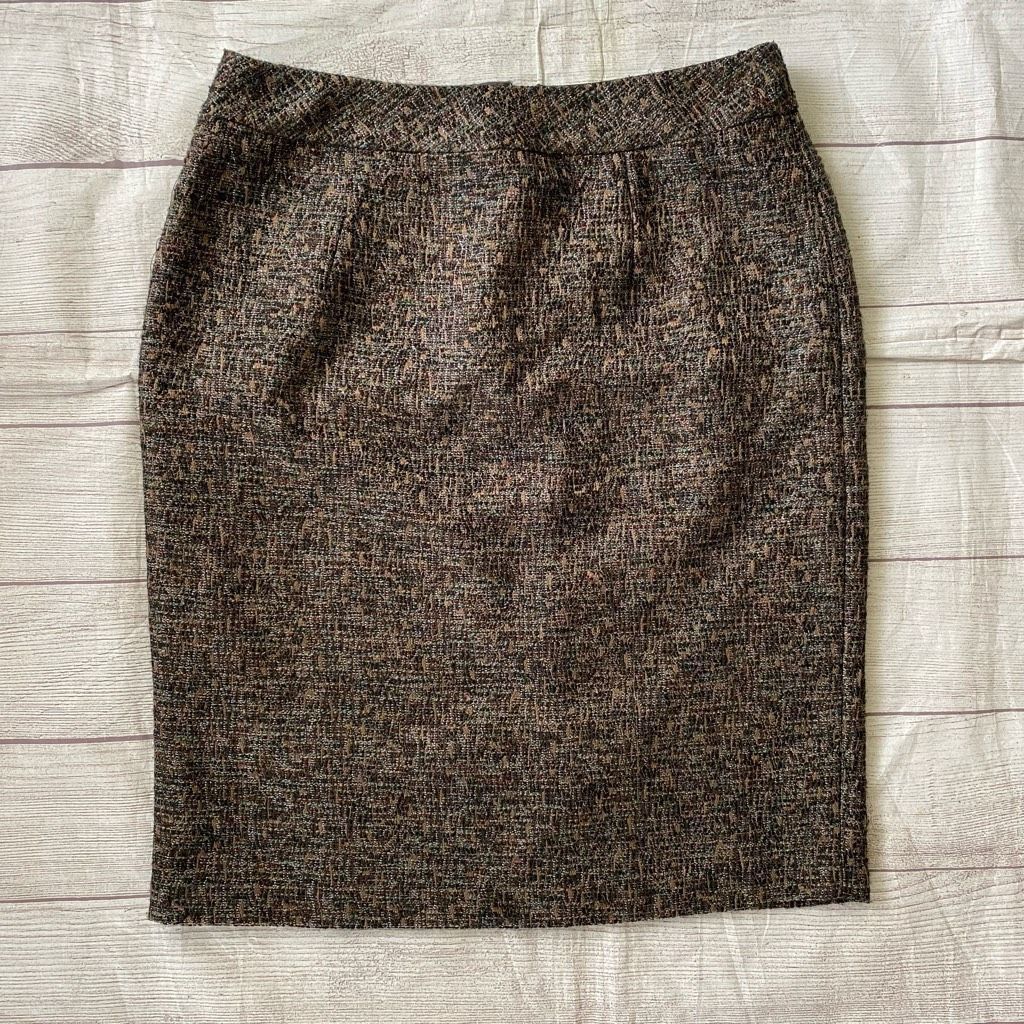 Coldwater Creek Coldwater creek women 10 fully lined pencil skirt multicolor Size 32" / US 10 / IT 46 - 1 Thumbnail