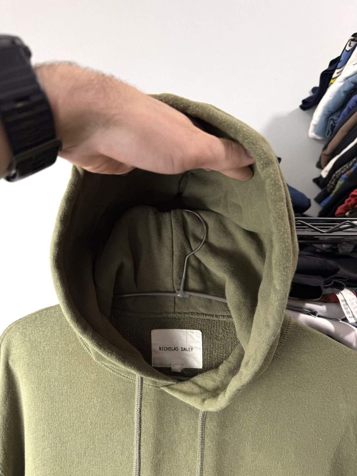 Japanese Brand 💥Very Rare! Nicholas Daley Hoodie 🇯🇵 Stepping Razor Size US L / EU 52-54 / 3 - 5 Thumbnail