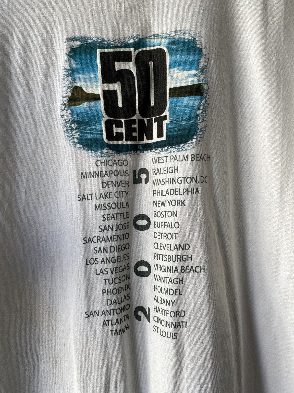 50 Cent × Rap Tees × Vintage Vintage 2005 50 Cent Rapper Tees Size US XL / EU 56 / 4 - 10 Thumbnail