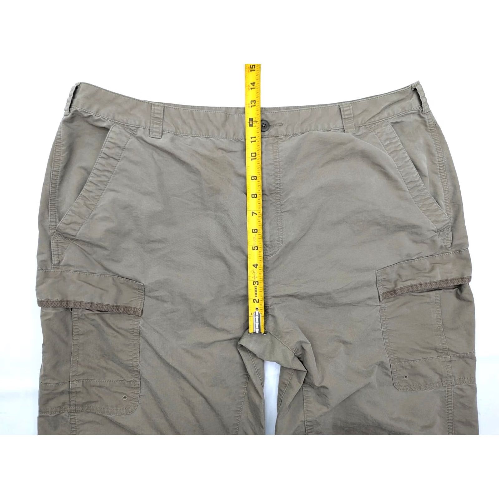 Vintage REI Mens Pants 39x29 Cargo Beige Lightweight Outdoor Hiking Nature Sports Size US 39 - 4 Thumbnail