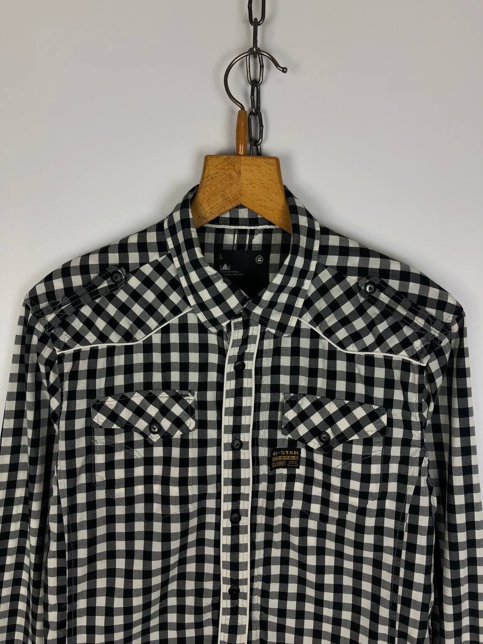 G-Star G-Star Raw Zip Shirt Midnight Piping Kansas size L Size US L / EU 52-54 / 3 - 2 Thumbnail