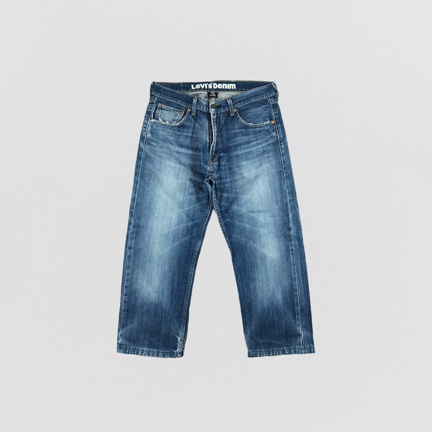 image of Blue Wash Levis 503 Jeans-Jm2255, Men's (Size 35)