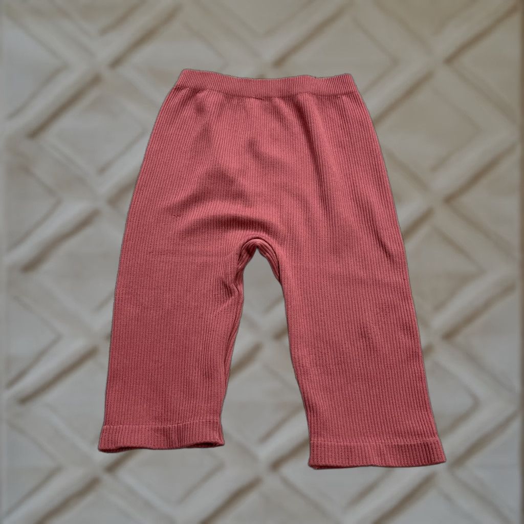 Pinko COTTON CANDY Juniors M Pink Cropped Leggings Athletic Yoga Activewear Size 32" / US 10 / IT 46 - 1 Thumbnail