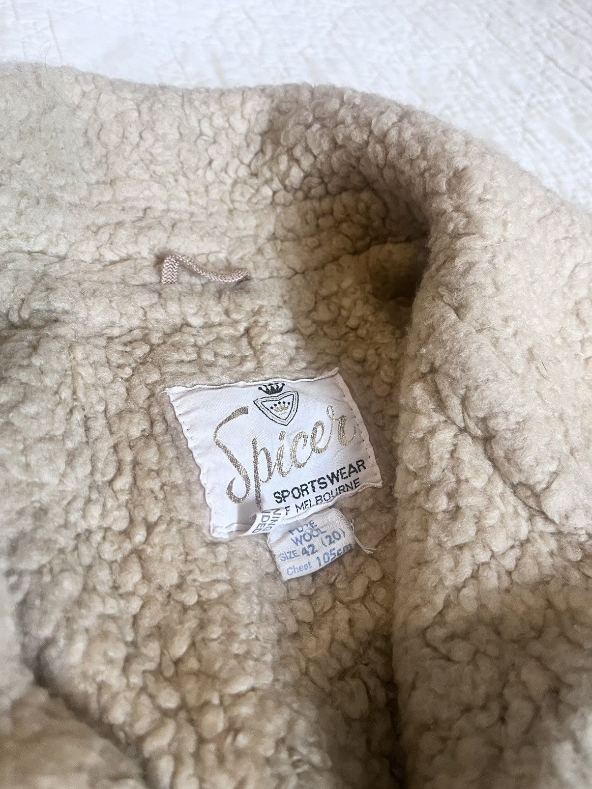 Other 1970s Vintage Spicer Wool Lumber Jacket Sherpa Brown Check Size US XS / EU 42 / 0 - 4 Thumbnail
