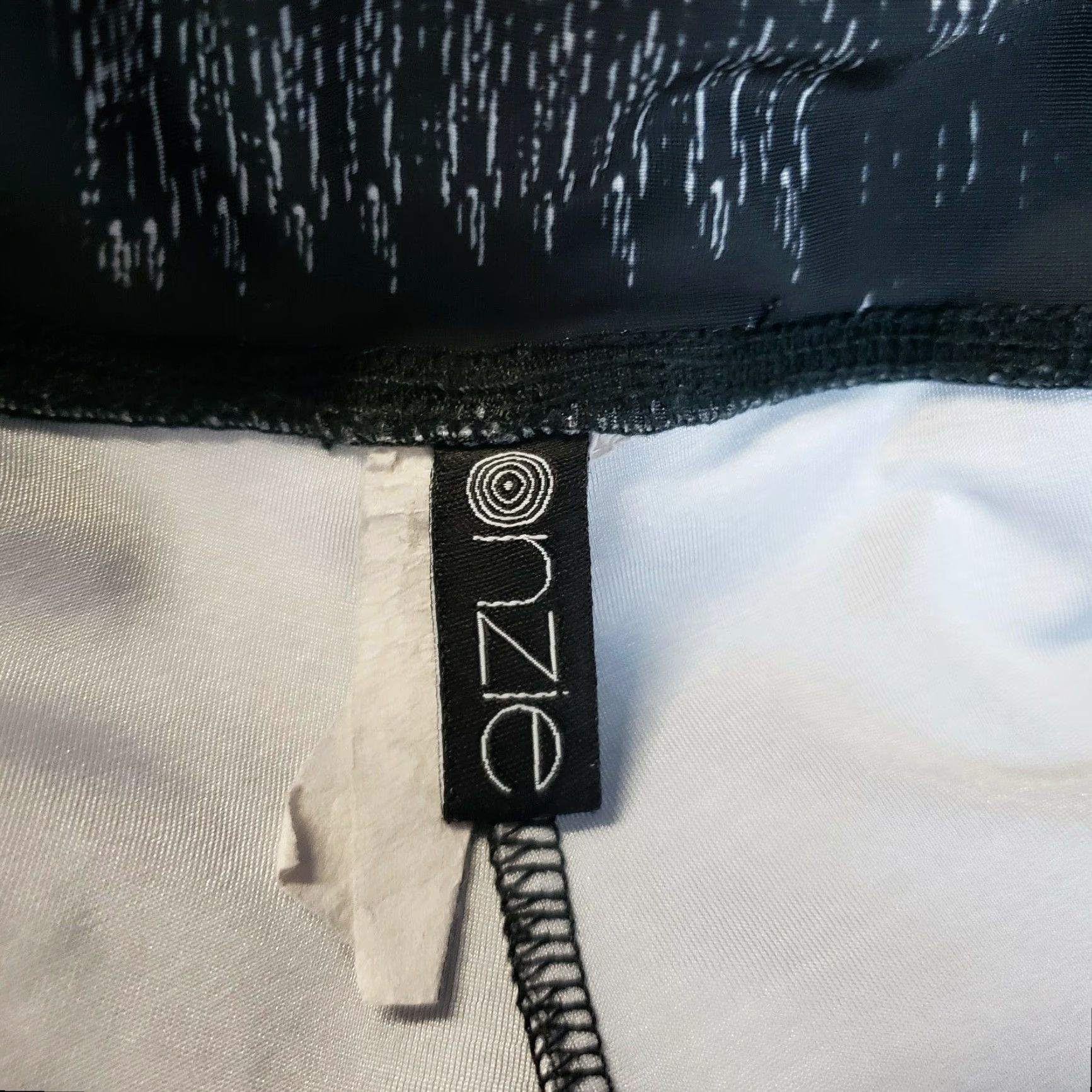 Vintage Onzie Womens Leggings Striped Full Length Black White XS Size 26" / US 2 / IT 38 - 7 Thumbnail