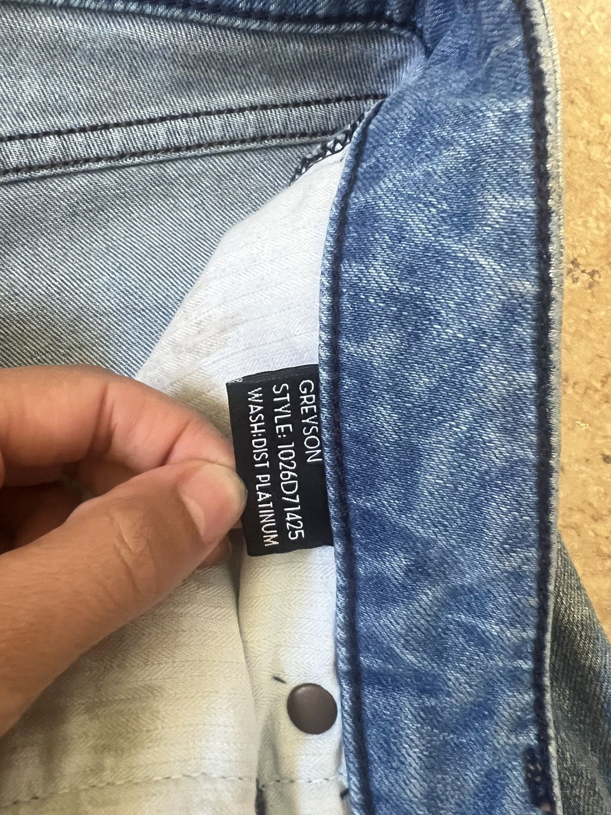 MONFRERE Monfrere Men’s Jeans Size 33 Size US 33 - 6 Thumbnail