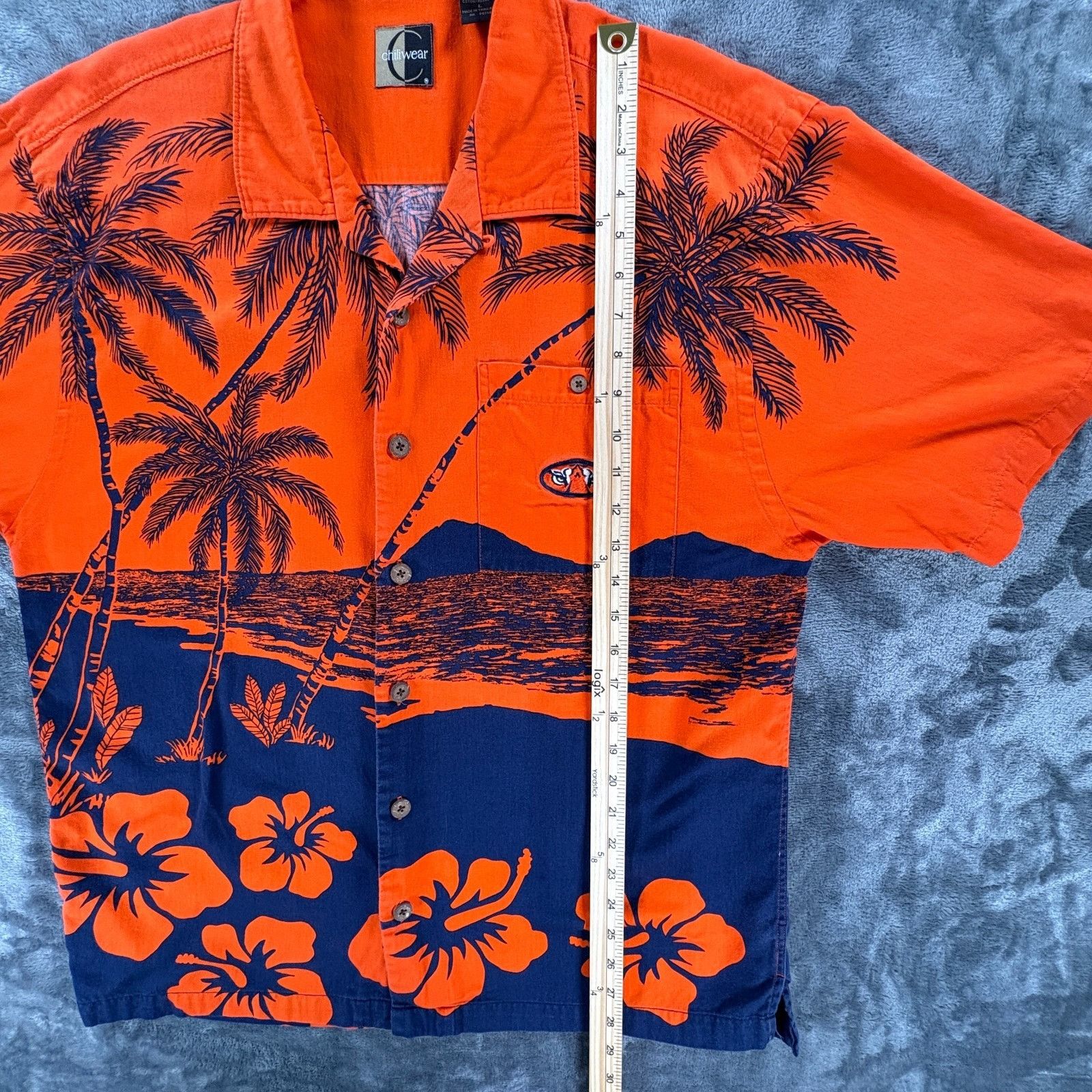 Other Chiliwear Hawaiian Shirt Men L University of Auburn Tigers W Size US L / EU 52-54 / 3 - 16 Thumbnail