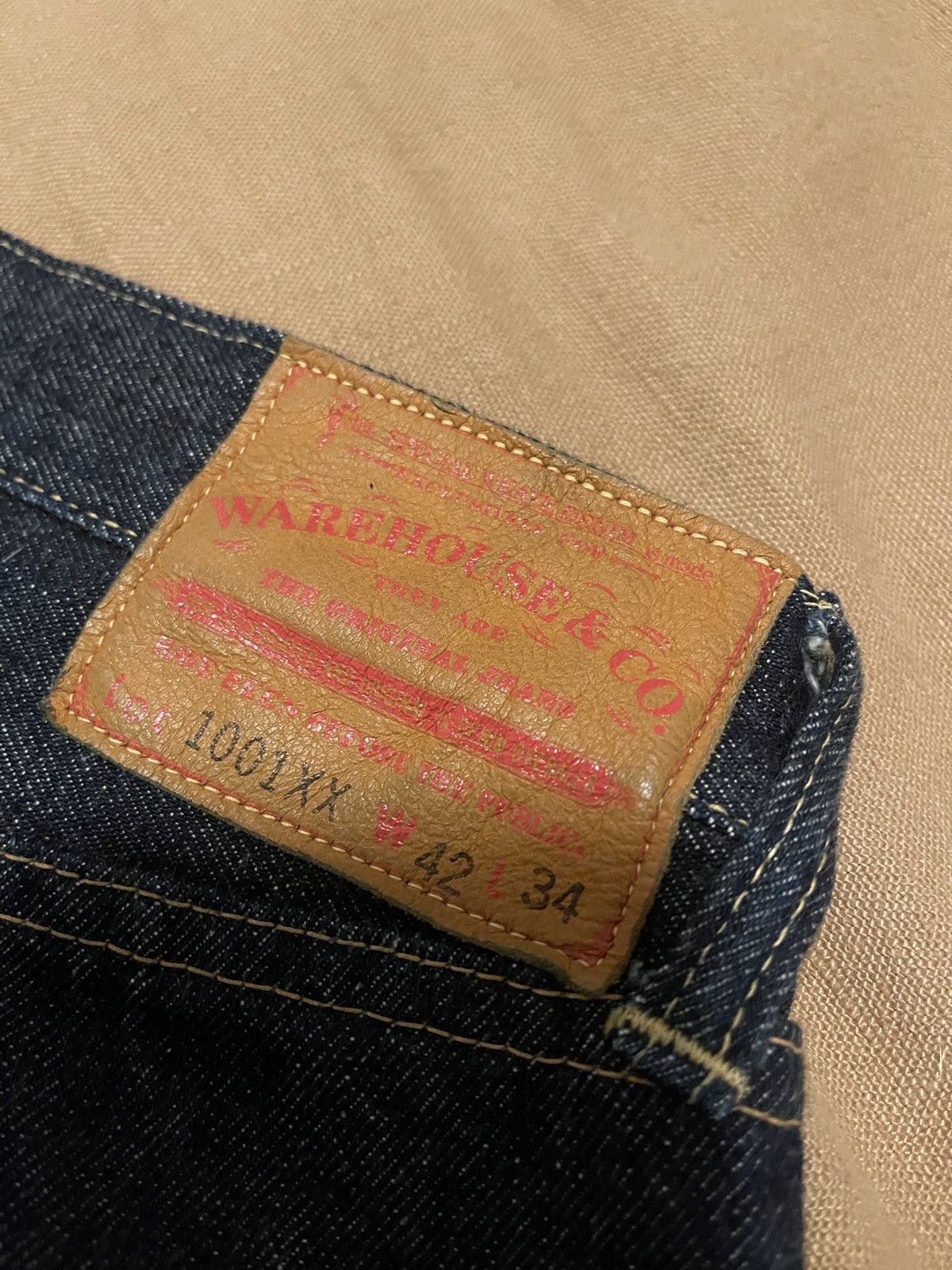Warehouse 1001xx Banner Denim-Size 42