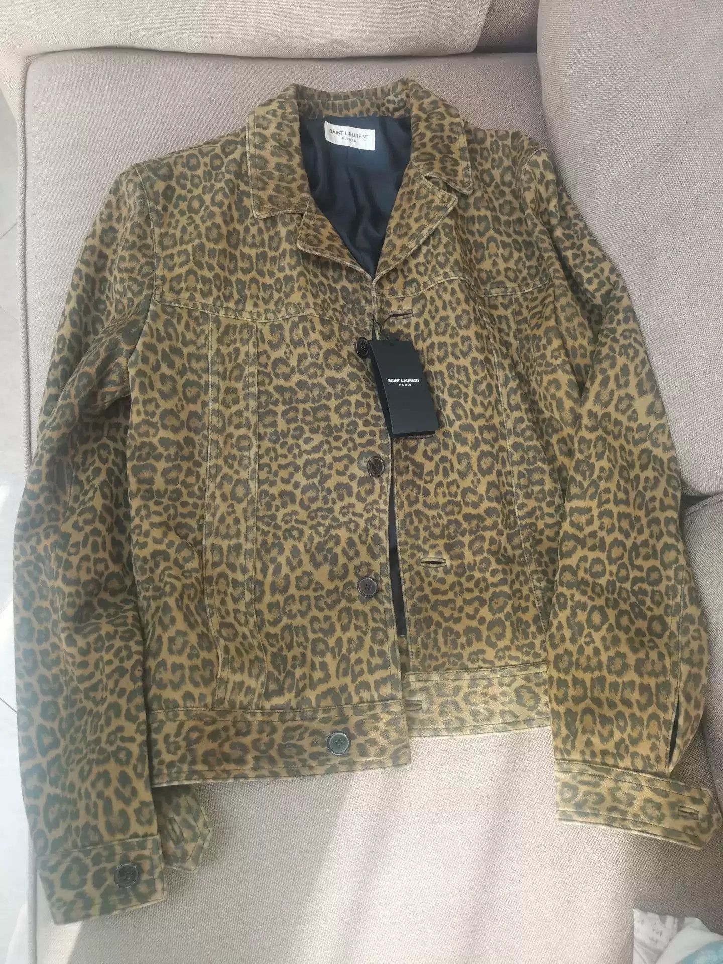 Saint Laurent Paris Saint Laurent show goatskin jacket-2505 Size US L / EU 52-54 / 3 - 1 Thumbnail