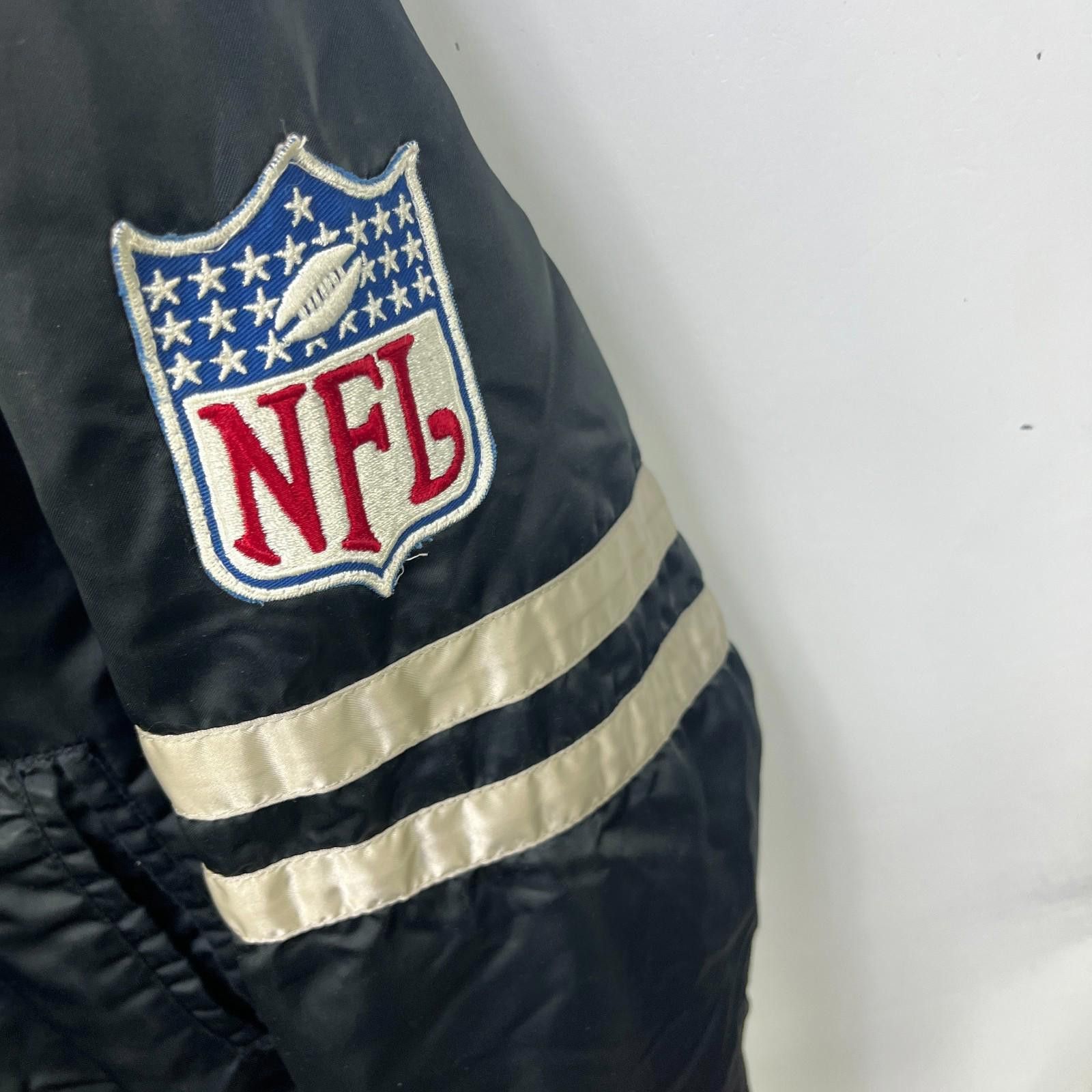 Chalk Line Vintage NFL Oakland Raiders Satin Bomber Jacket Button Up Size US L / EU 52-54 / 3 - 11 Thumbnail