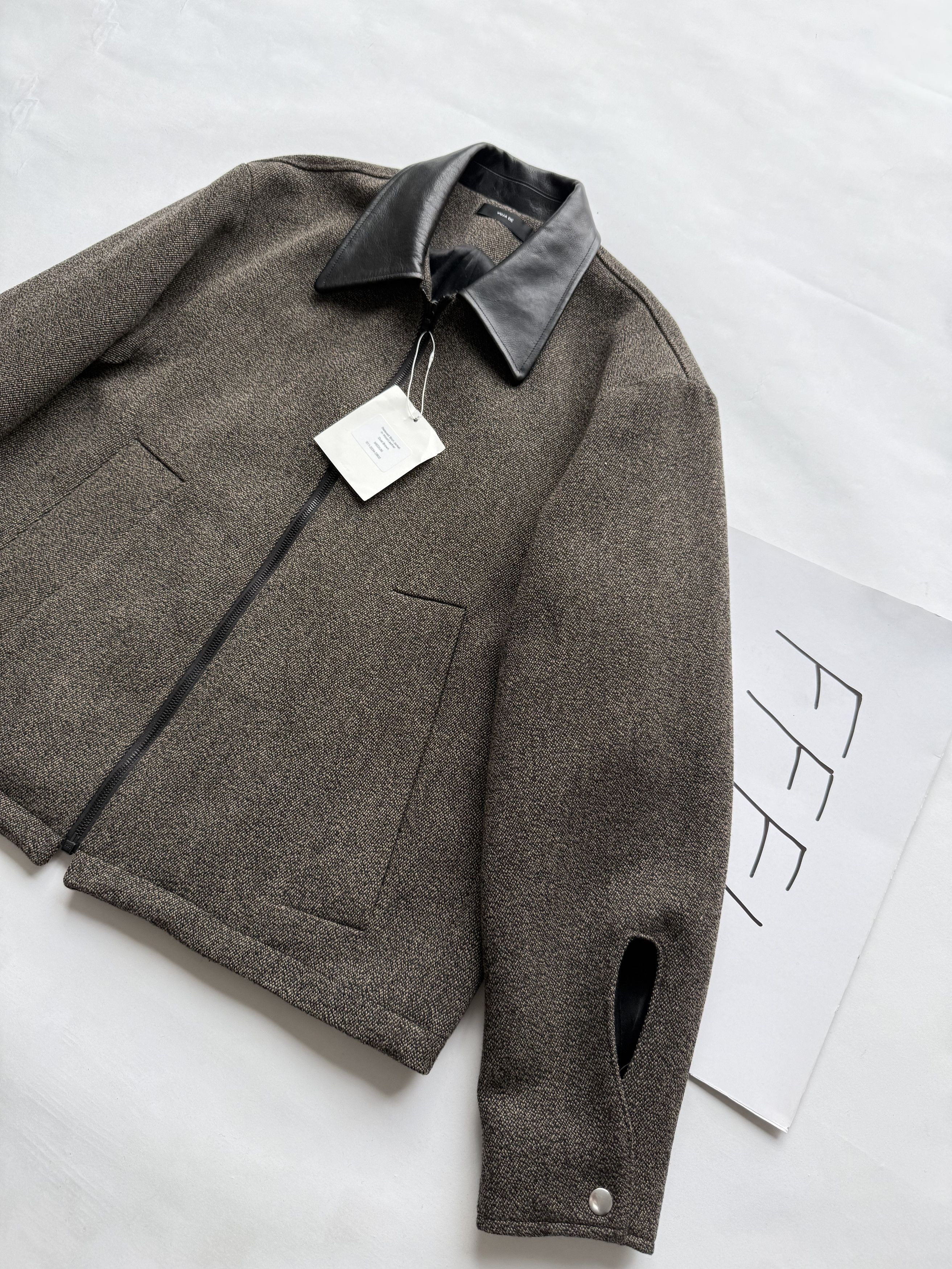 Vuja De Vujade Dust Brown Relaxed Shirt Jacket Size US M / EU 48-50 / 2 - 3 Thumbnail