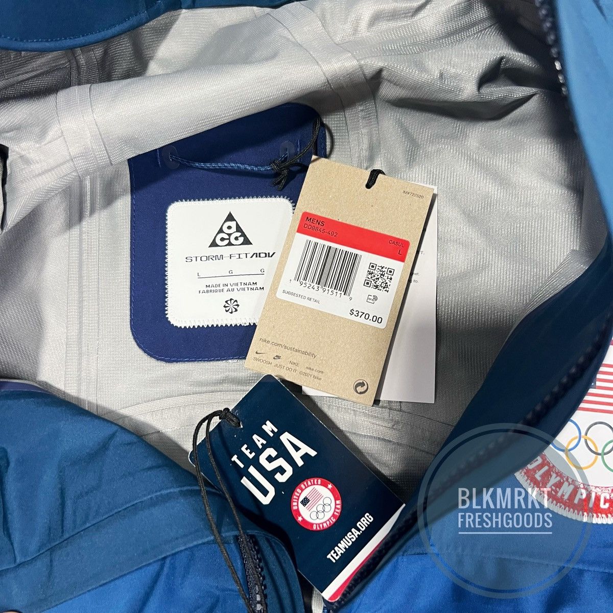 Nike Nike Storm Fit ACG Goretex Team USA Olympics Jacket L Size US L / EU 52-54 / 3 - 8 Thumbnail