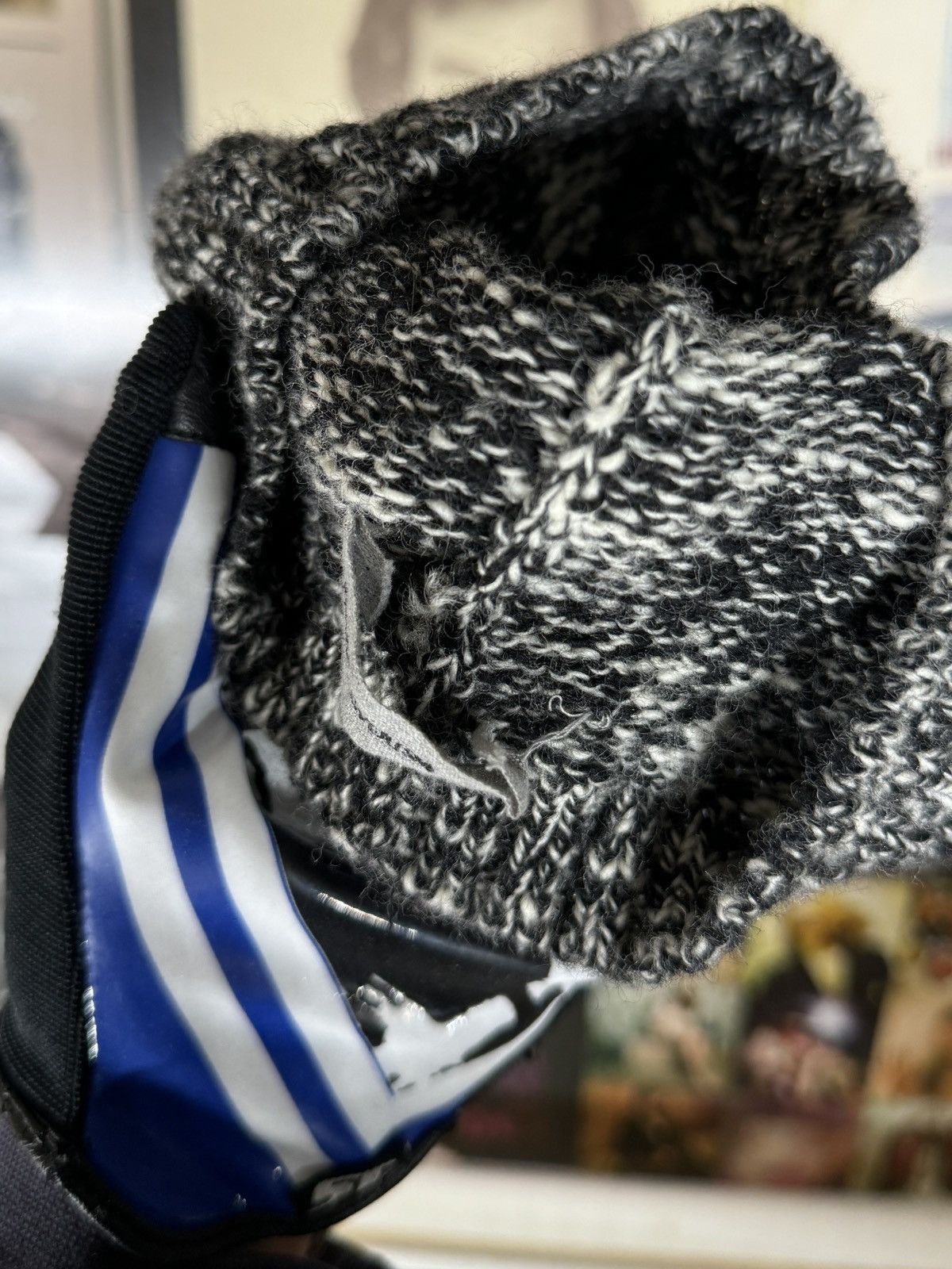 Undercover AW11 "Mirror" See Eat Human Flesh Wool Beanie Size ONE SIZE - 5 Thumbnail