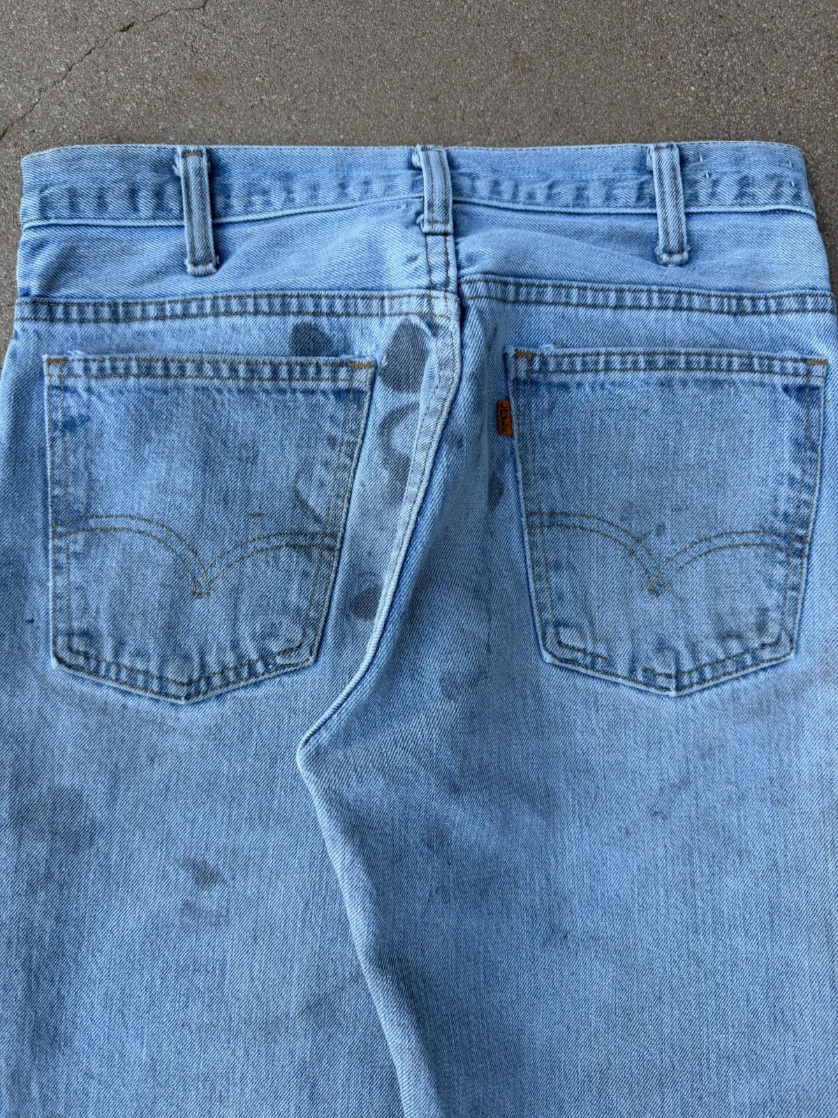 Levi's Vtg 70’s Levi’s 646 Orange Tab Bellbottom Flare Jeans 30x32 Size US 30 / EU 46 - 7 Thumbnail