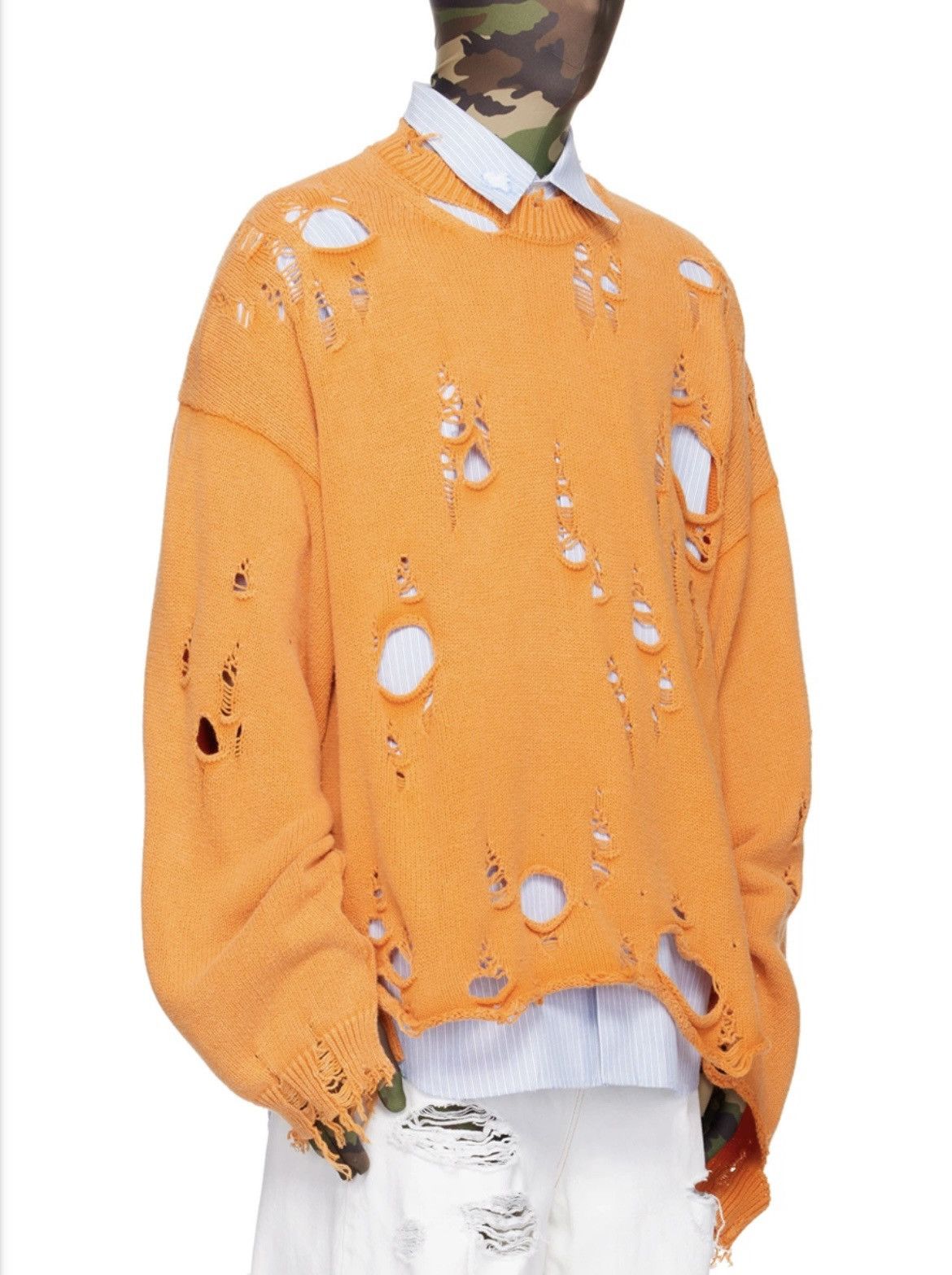 Doublet Doublet destroyed knitwear/ knit pullover 73/106 Size US M / EU 48-50 / 2 - 2 Thumbnail