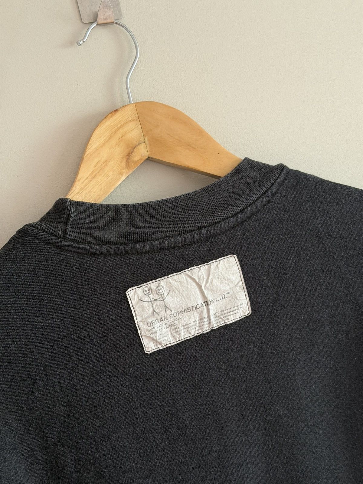 Vintage Vintage Black Fade Sweatshirt Heavy Cotton USA Made Size US M / EU 48-50 / 2 - 7 Thumbnail