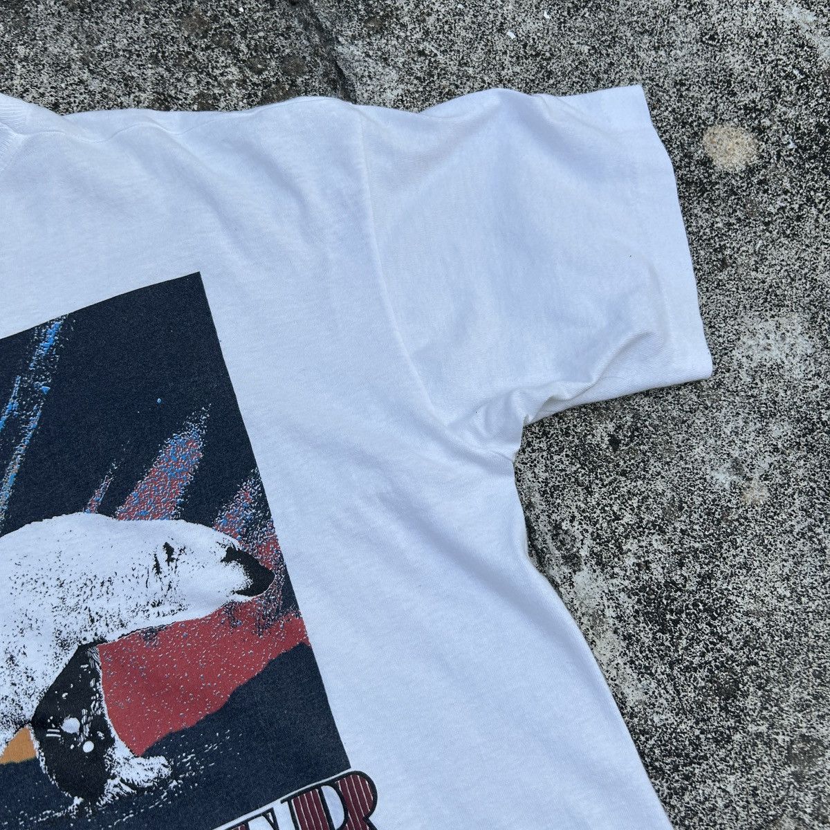 Band Tees × Other × Vintage Vintage 90s Polar Explorer Big Logo White T-shirt Size US M / EU 48-50 / 2 - 6 Thumbnail