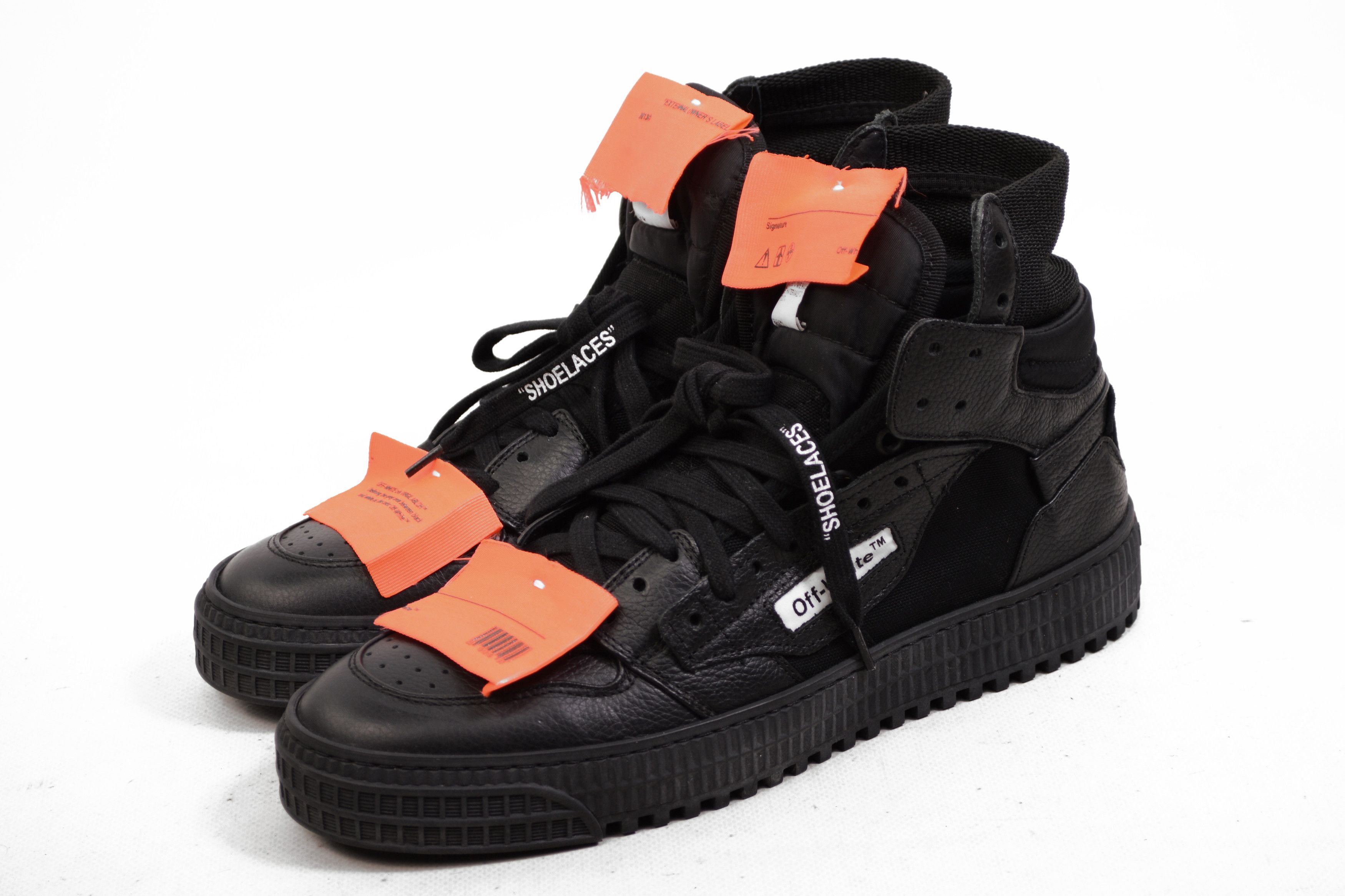 Off-White Women's Off-White Cup Sole 3.0 Sneakers Shoes 9US/EU39 Black Size US 9 / IT 39 - 3 Thumbnail