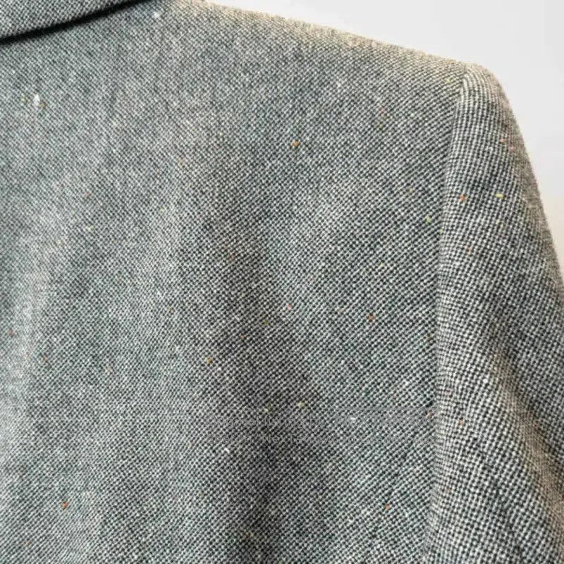 Burberry Burberry Gray Wool Women's Jacket. Size XXS / US 00 / IT 34 - 6 Thumbnail