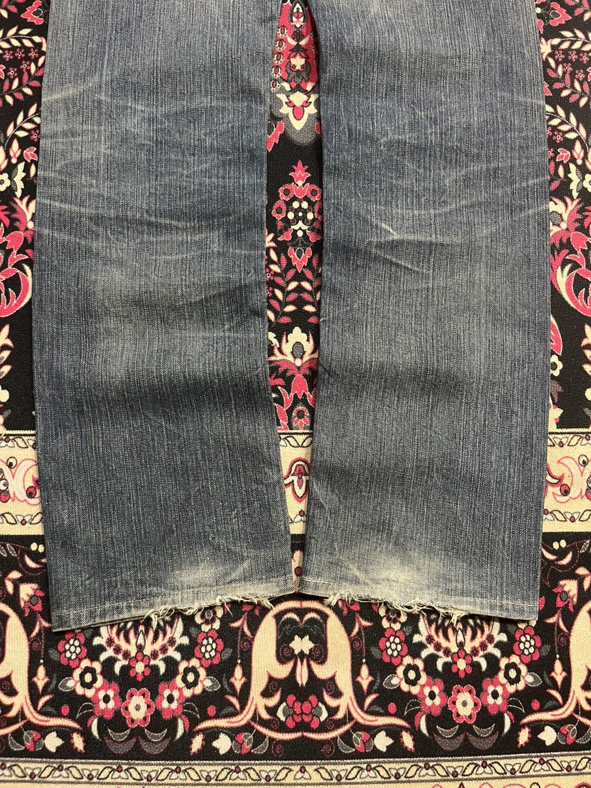 Lee Vintage Lee Riders Union Made Sanforized Distress Blue Jeans Size US 29 - 11 Thumbnail