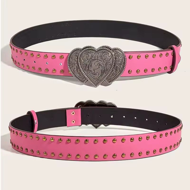 Other Retro Heavy Metal Rivets Punk Style Women’s Belt Size ONE SIZE - 3 Thumbnail