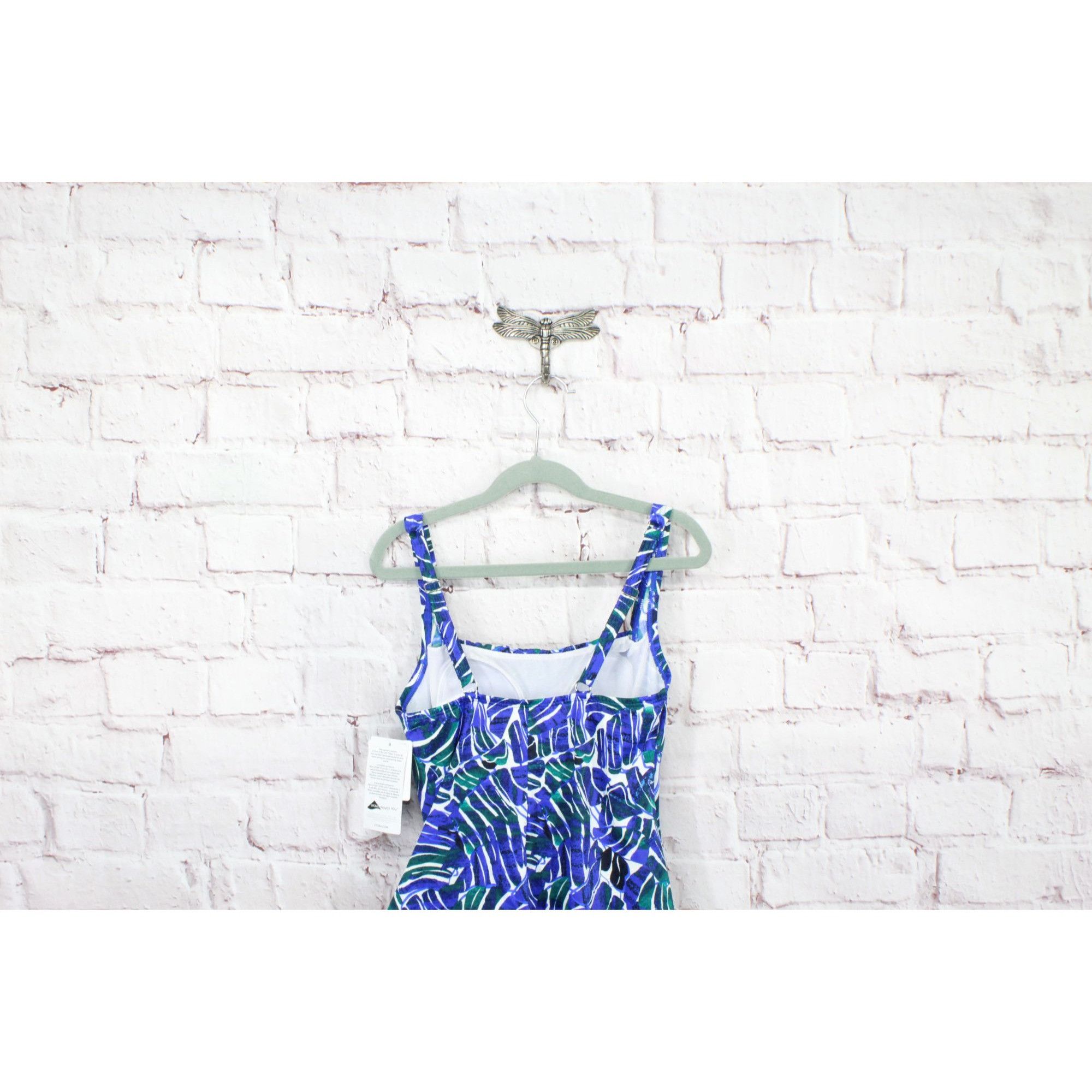 L.L. Bean × Swims LL Bean Women's Mix Match Swimwear Squareneck Tankini Print Size S / US 4 / IT 40 - 4 Thumbnail
