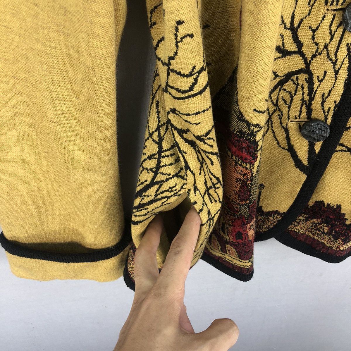 Other Vintage Japanese Brand Lala Knitted Graphic Cardigan Jacket Size M / US 6-8 / IT 42-44 - 10 Thumbnail