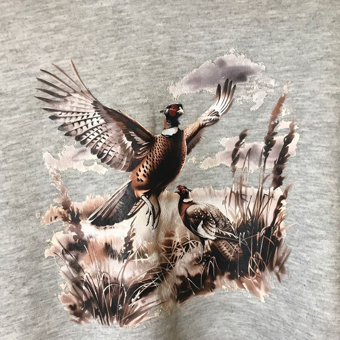 Shein Shein Pheasant Bird Wilderness Scene Sweatshirt XL Size XL / US 12-14 / IT 48-50 - 6 Thumbnail