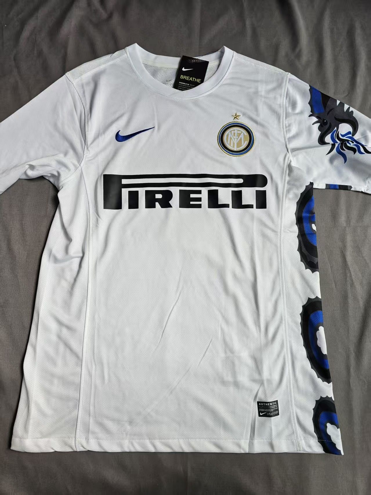 Other Inter Milan Jersey Away 2010 11 Season Size US L / EU 52-54 / 3 - 1 Thumbnail