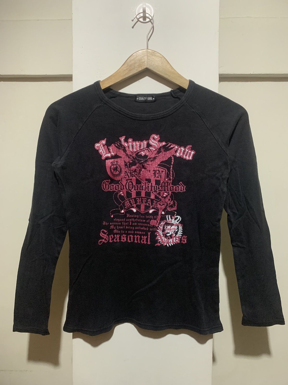 Hysteric Glamour × Undercover Japanese Crazy Girl Gothic Poem Long Sleeve T Shirt Size US L / EU 52-54 / 3 - 1 Thumbnail