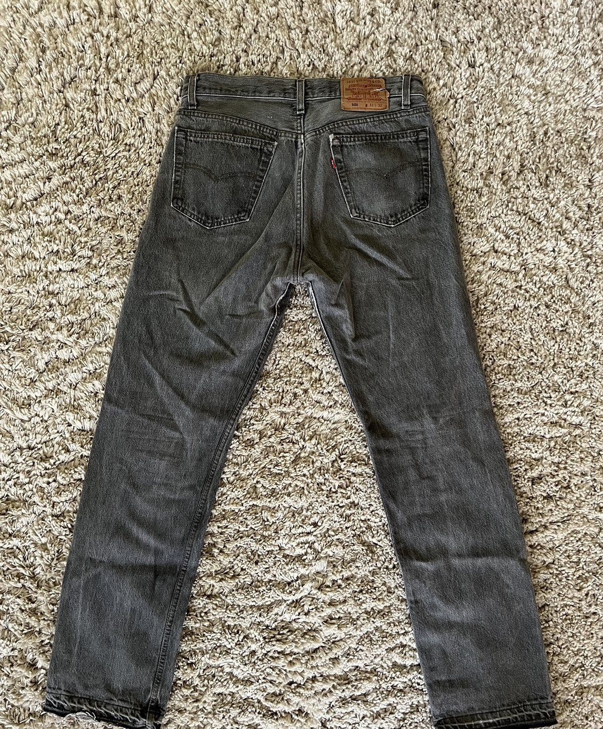 Levi's × Levi's Vintage Clothing × Vintage Vintage 1990's 501 Faded Released Hem Denim Size US 33 - 2 Thumbnail