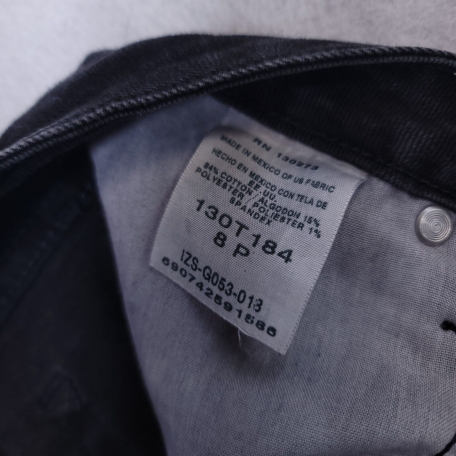 Lee Riders by Lee Casual Button Denim Jeans Womens Size 8P Black Size 29" - 3 Thumbnail