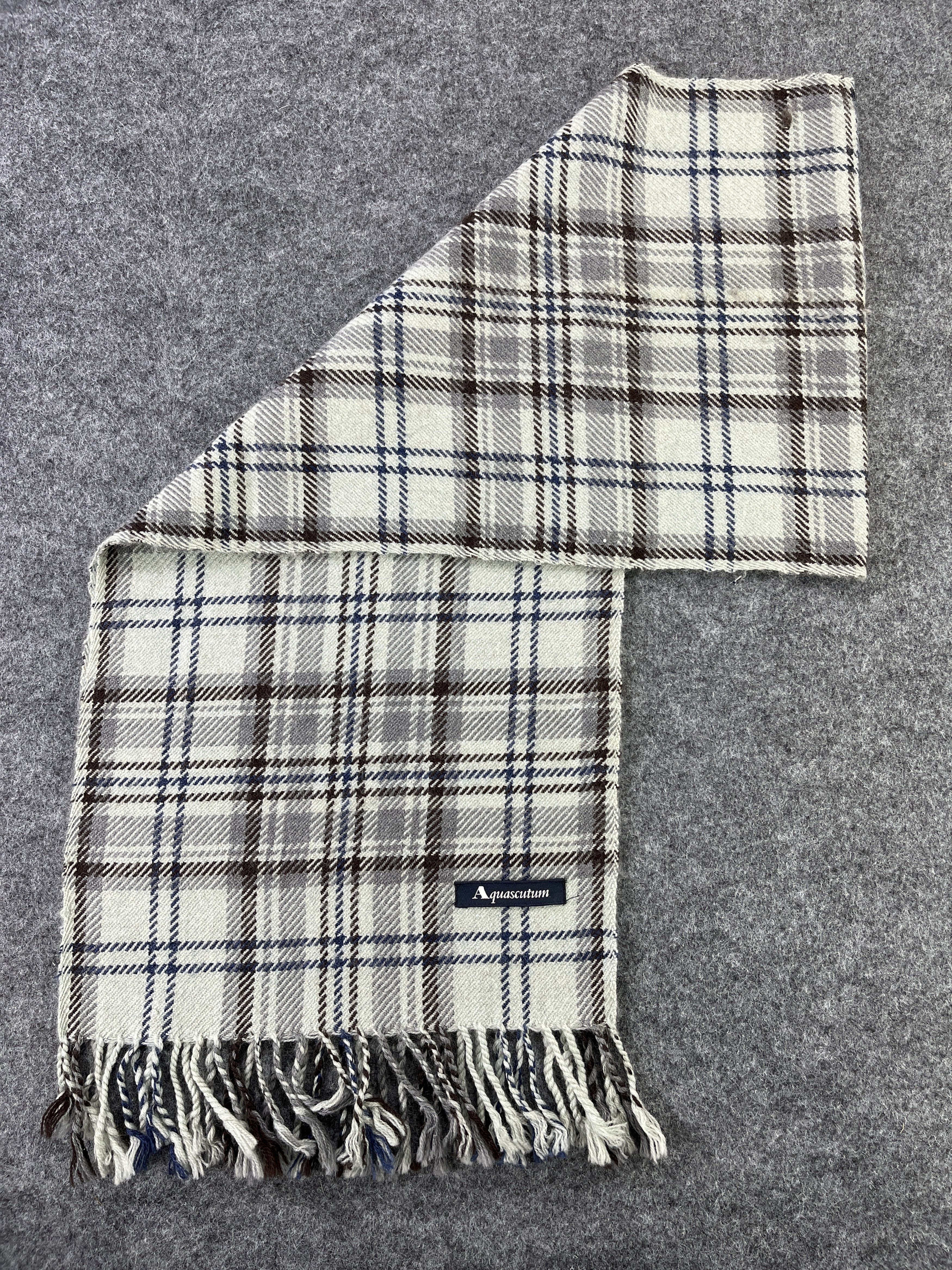 Aquascutum × Vintage Aquasqutum Scarf / Muffler / Neckwear T150 Size ONE SIZE - 4 Thumbnail
