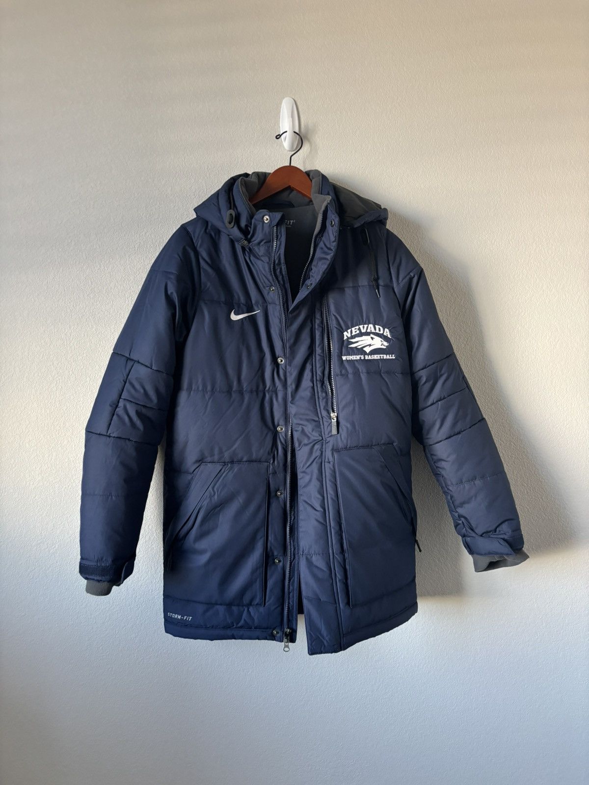 Nike Blue Nike UNR Basketball Parka Size XS / US 0-2 / IT 36-38 - 2 Thumbnail