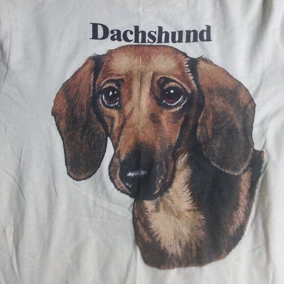 Other Vintage 90s Dachshund Dog Illustration T-Shirt Size US S / EU 44-46 / 1 - 1 Thumbnail