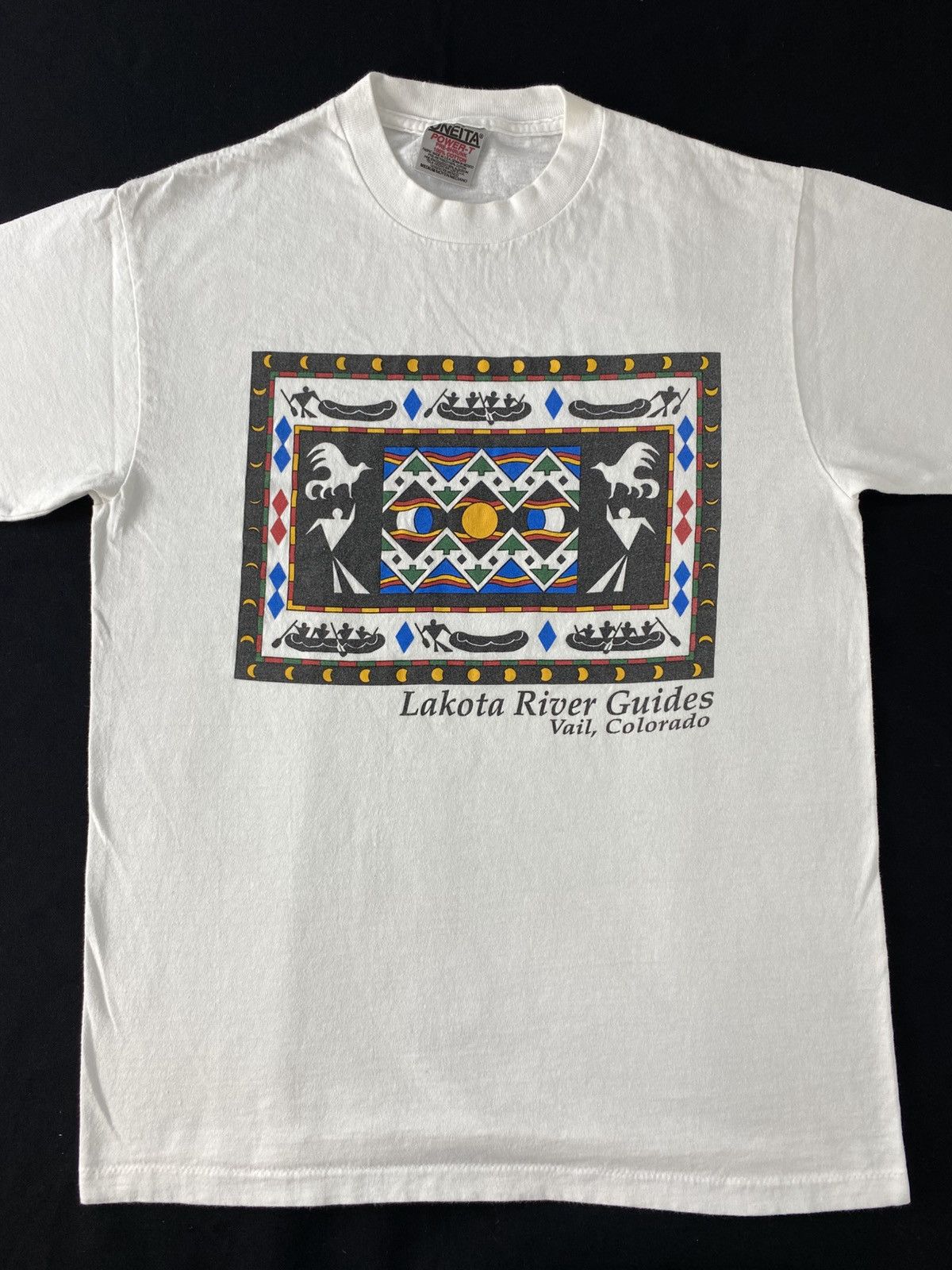 Other Oneita Lakota River Guide Colorado Souvenir Printed Tee Size US M / EU 48-50 / 2 - 3 Thumbnail