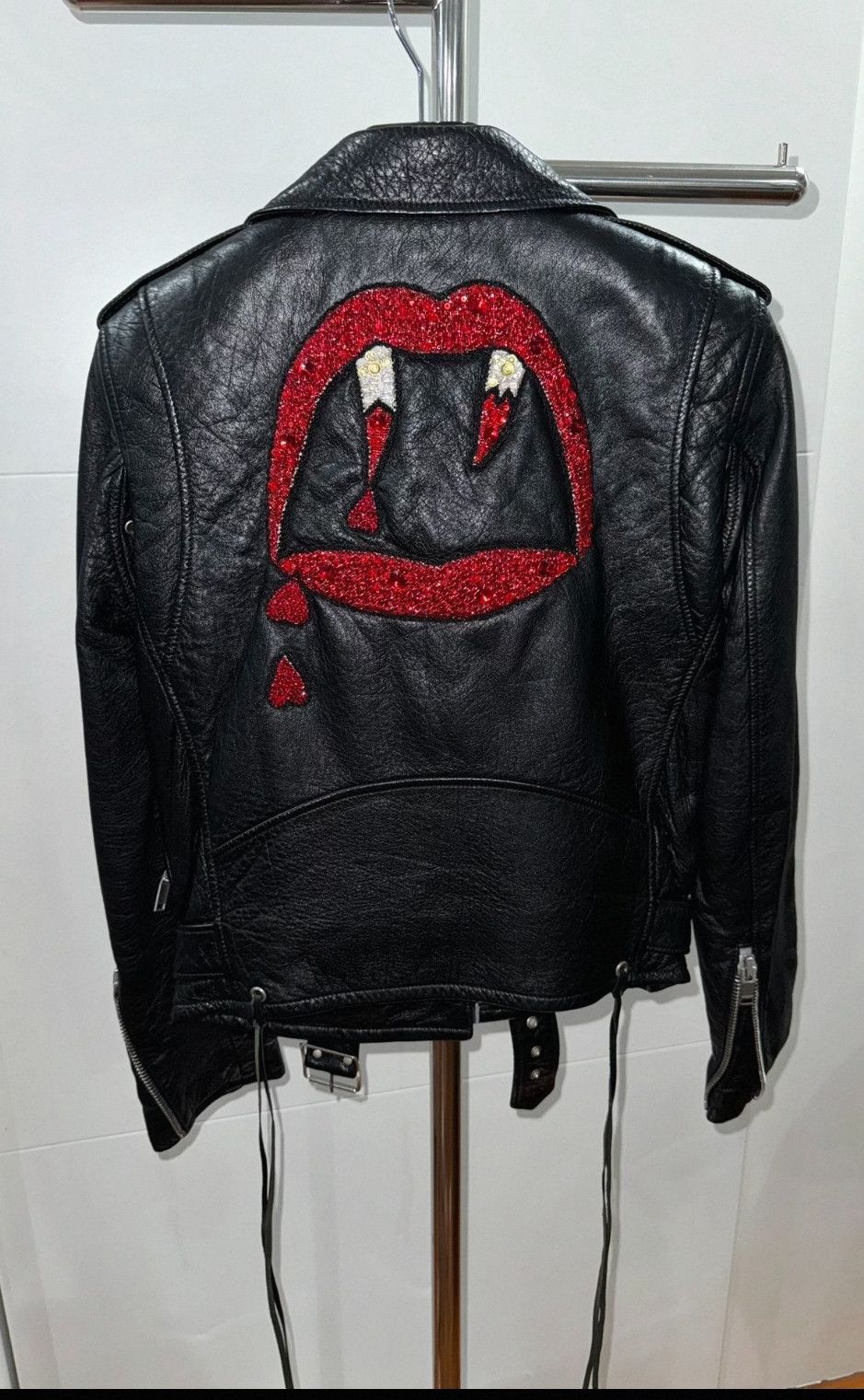 Saint Laurent Paris Saint Laurent Paris 16fw Blood Teeth Leather