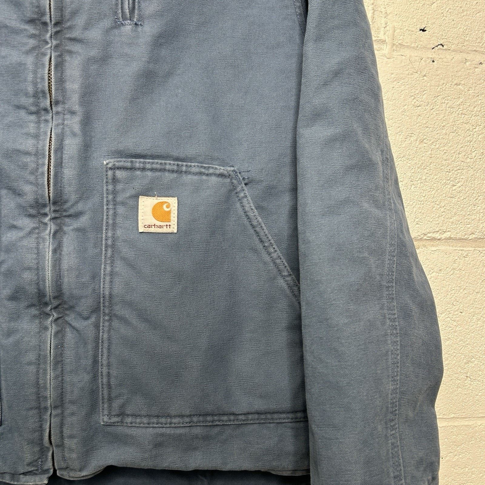 Carhartt Carhartt Sherpa-Lined Canyon Jacket “French Blue” WJ022 FHB Size XL / US 12-14 / IT 48-50 - 3 Thumbnail