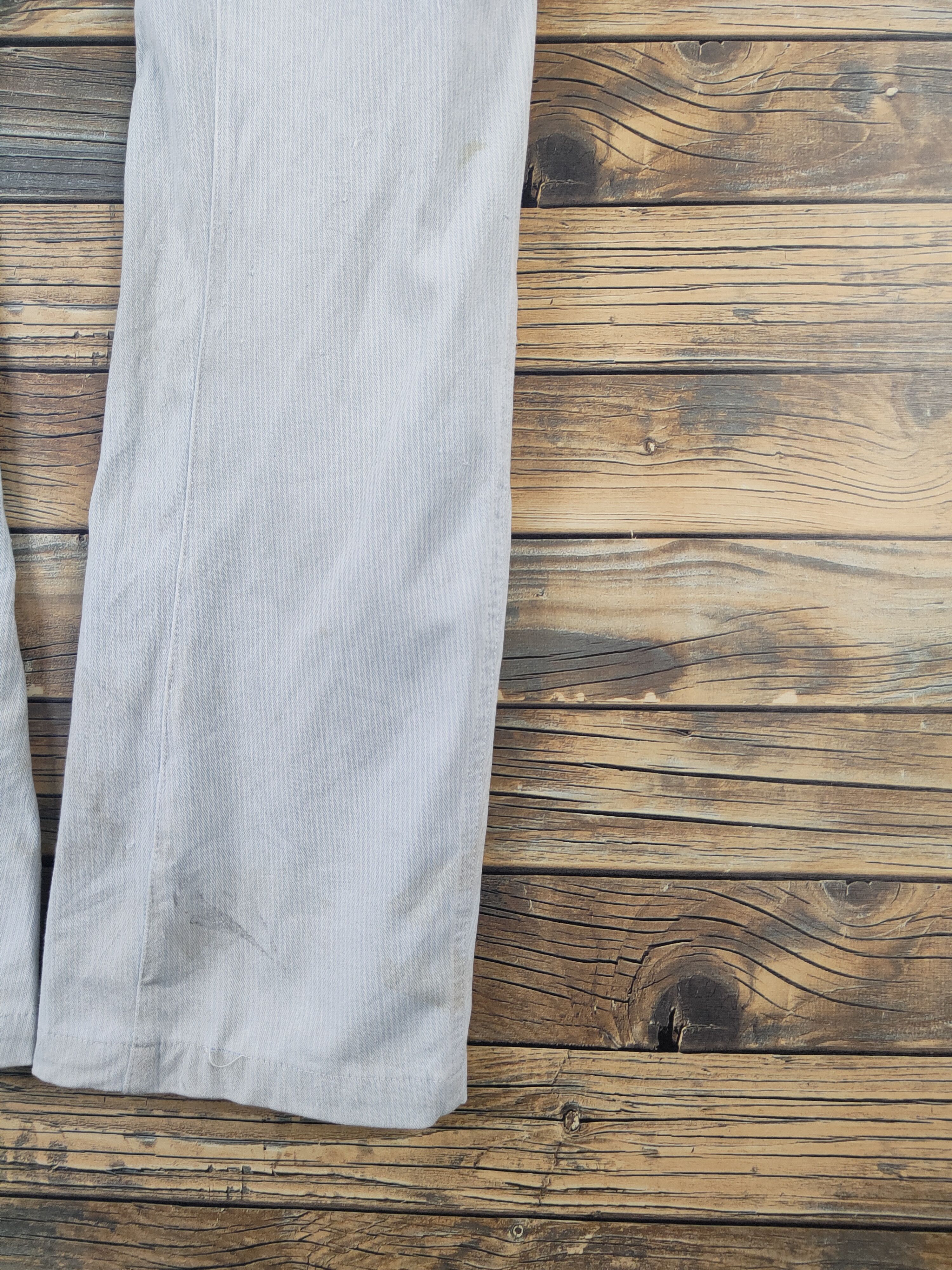 Japanese Brand FieldCore Light Blue Distressed Soft denim Jeans #W2000 Size US 32 / EU 48 - 12 Thumbnail