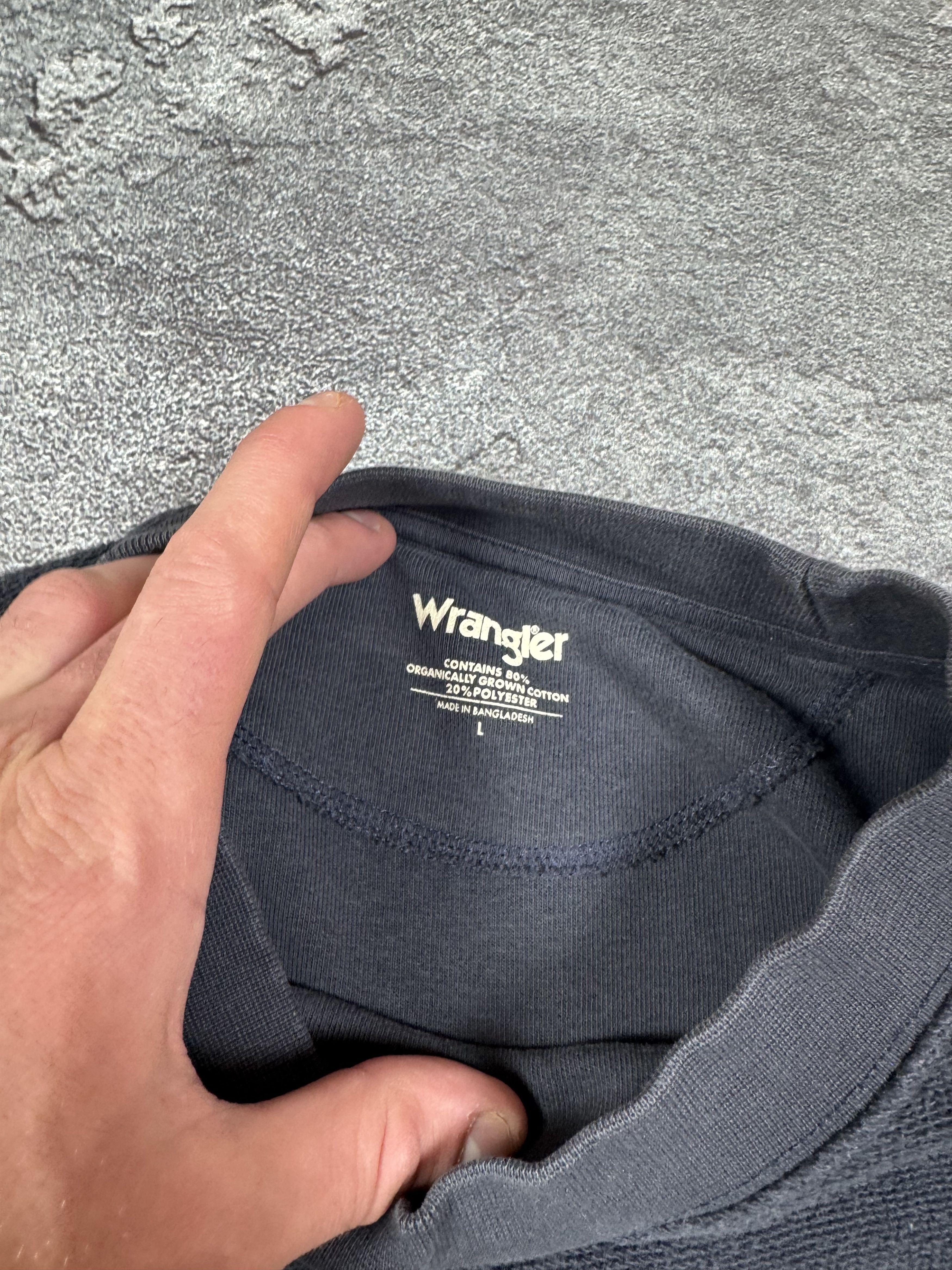 If Six Was Nine Wrangler Fleece Sweatshirt Streetwear Size L Y2K Retro Size US L / EU 52-54 / 3 - 2 Thumbnail