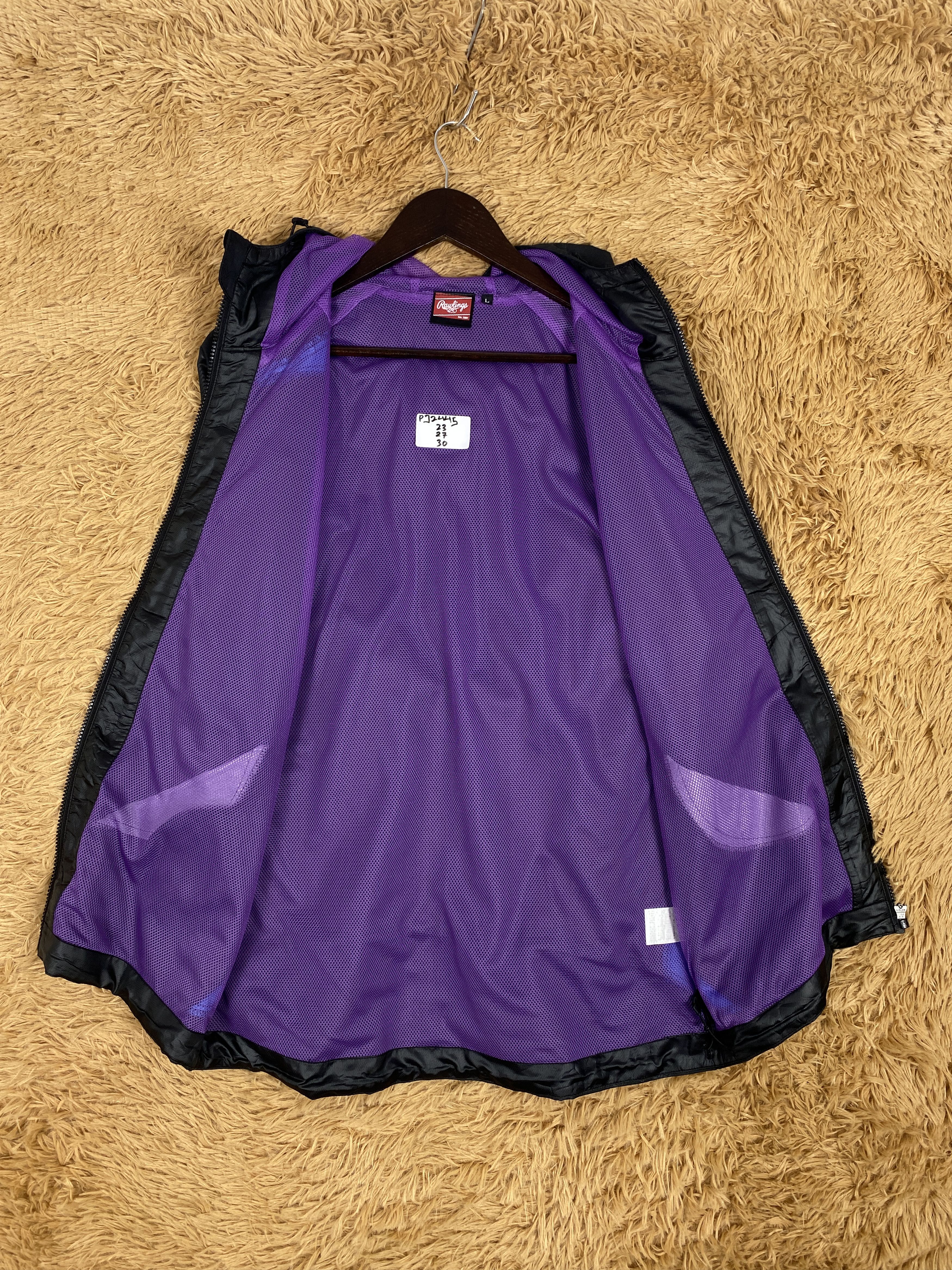 MLB Vintage Rawlings Hoodie Windbreaker Jacket PJ2445 Size US S / EU 44-46 / 1 - 6 Thumbnail