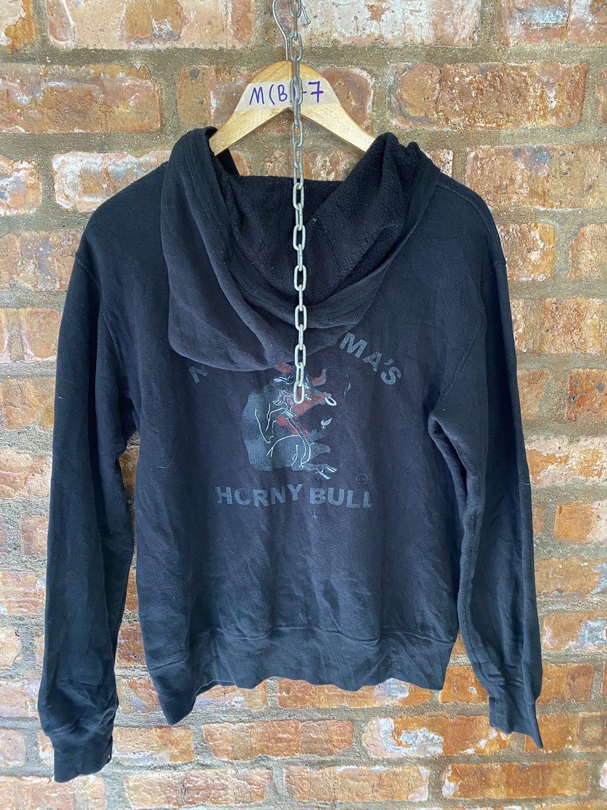 Full Count & Co. 1990s Bull Black zipper hoodie Size US M / EU 48-50 / 2 - 6 Thumbnail