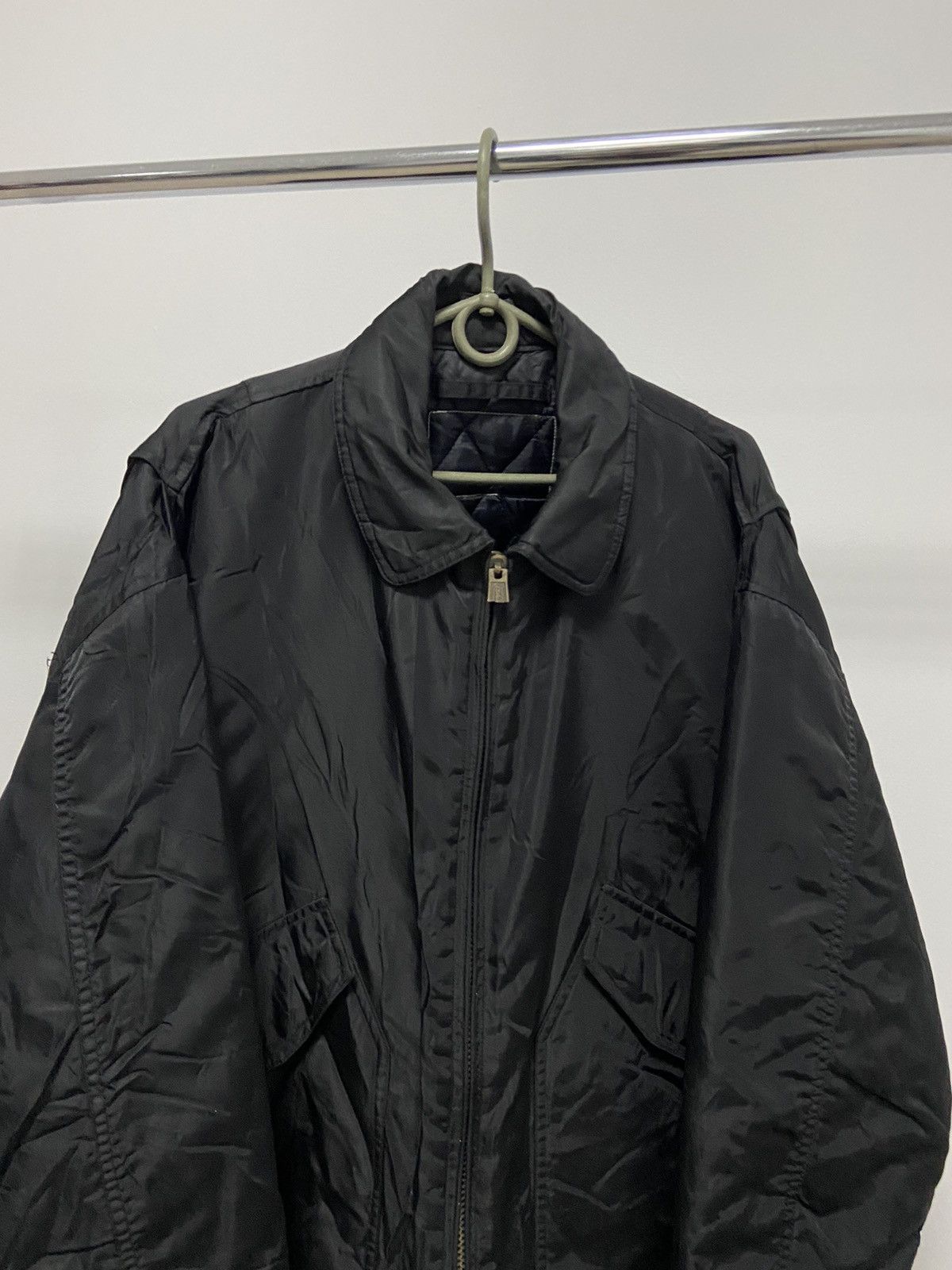Vintage Bomber Am Staff Vintage Big Logo Dog Zip Nylon Size US XL / EU 56 / 4 - 4 Thumbnail