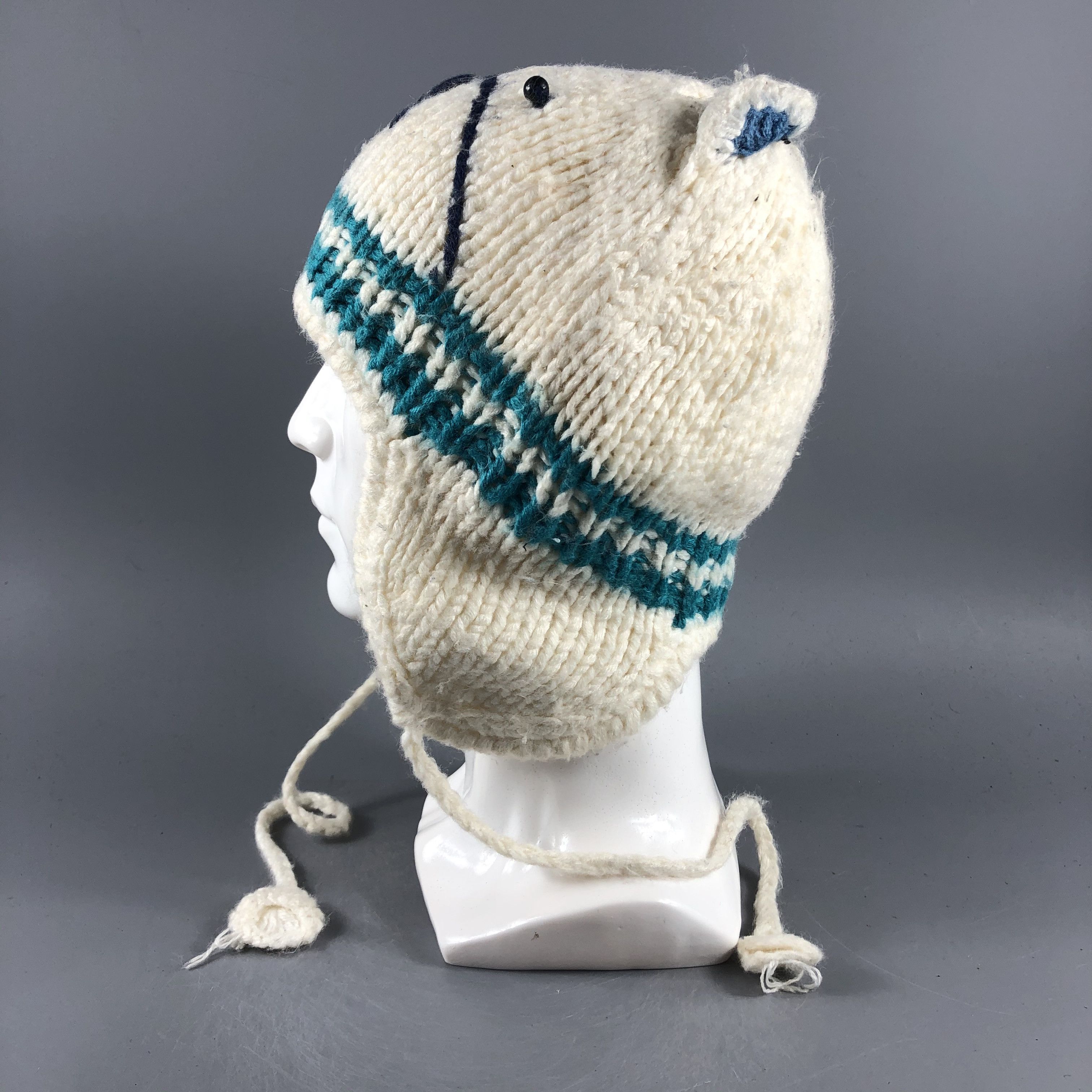 Japanese Brand × Vintage Unknown Ear Flap Hat Beanie Snow Hat Snow Cap -D467 Size ONE SIZE - 1 Thumbnail