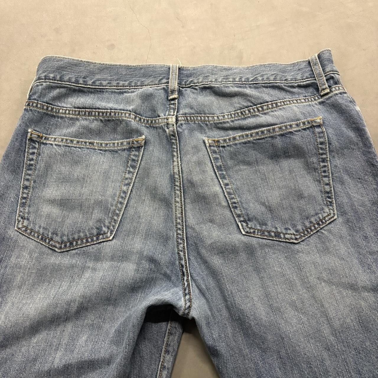 Old Navy Crazy Vintage Y2K/2000s Super Baggy Wideleg Old Navy Medium Blue Wash Denim Jeans! Size US 34 / EU 50 - 6 Thumbnail
