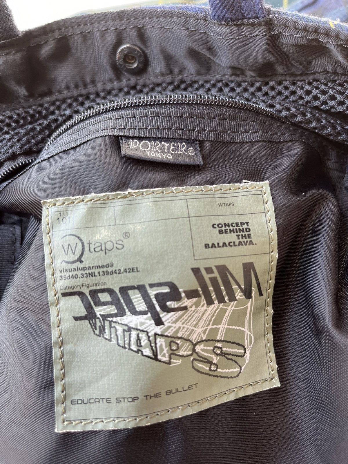 Porter wtaps x porter Hand bag Size ONE SIZE - 8 Thumbnail