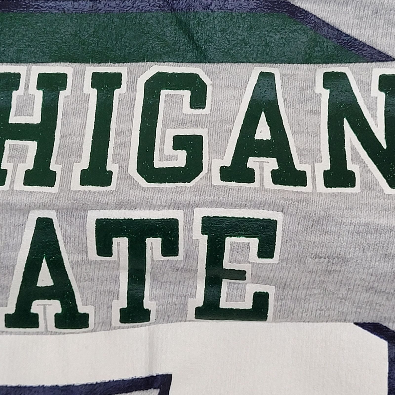 Champion Vintage Michigan State Sweatshirt Womens 2XL 25x26 USA Size XXL / US 16-18 / IT 52-54 - 17 Thumbnail
