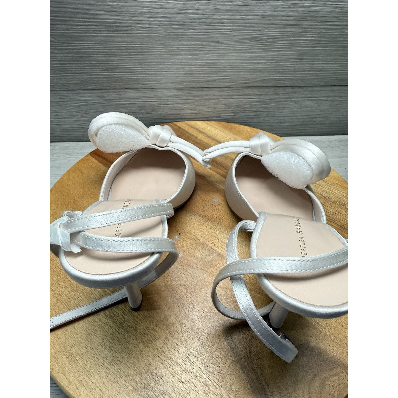 Loeffler Randall LOEFFLER RANDALL SYLVANA HEELS WHITE SLINGBACK SLIP Size 9.5 Size US 9.5 / IT 39.5 - 4 Thumbnail